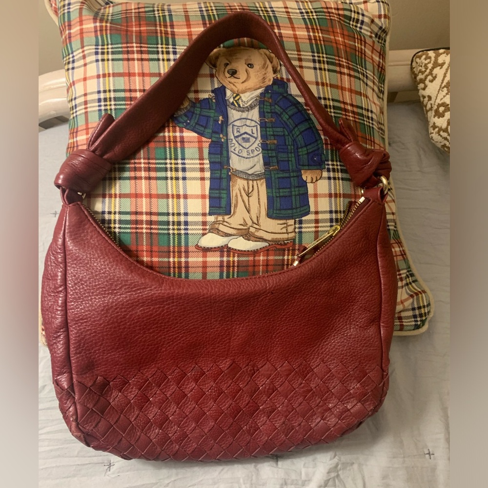 Elliot Luca Woven Leather Purse